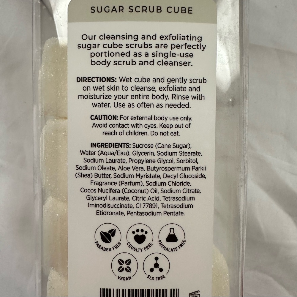 Joon x Moon Coconut Exfoliating Sugar Scrub Cubes shea butter + aloe 10 oz 18 ct - Picture 7 of 7